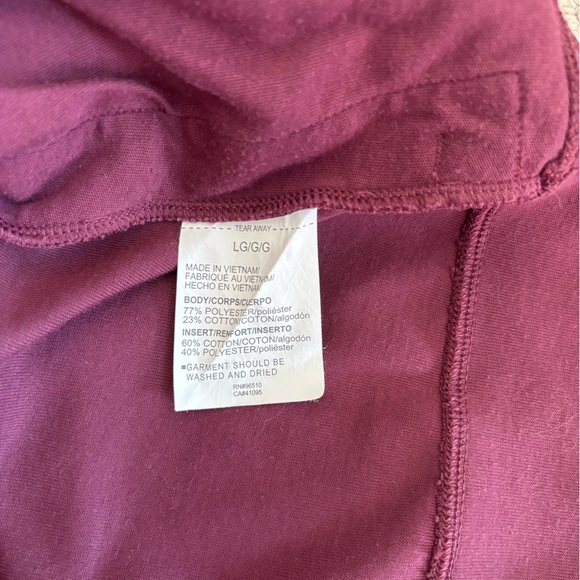 Under Armour Women's Maroon Full-Zip Jacket Size L Sport Casual - Picture 10 of 10